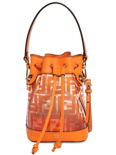 orange fendi bucket bag